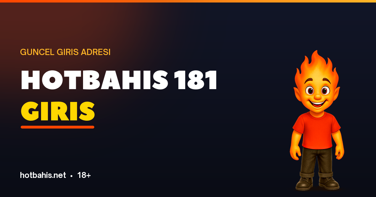 Hotbahis 181 giriş güncel adres - Hotbahis
